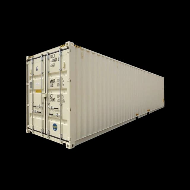 40-foot shipping container (empty)