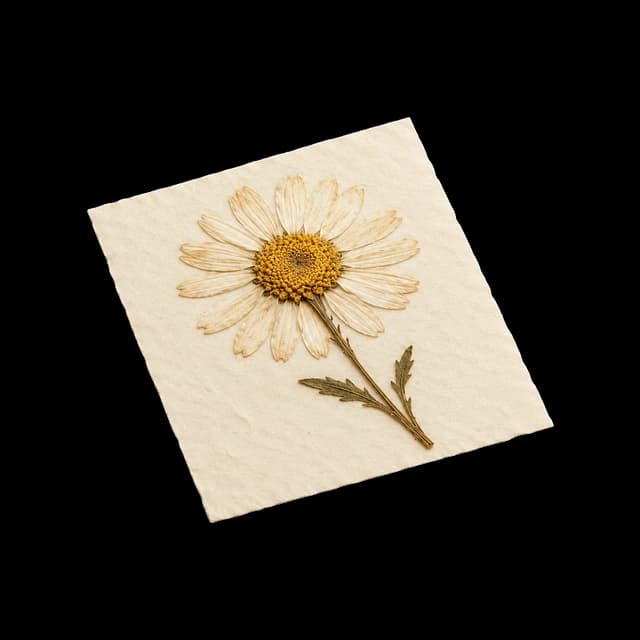 Pressed flower