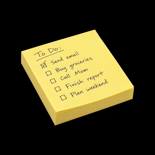 Sticky notes