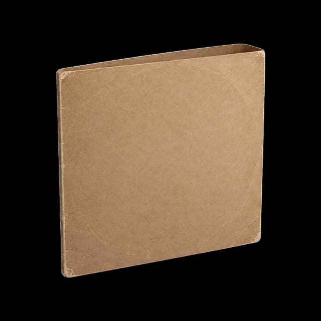 Empty record sleeve