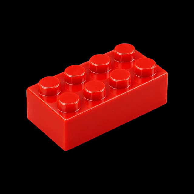 Loose toy brick