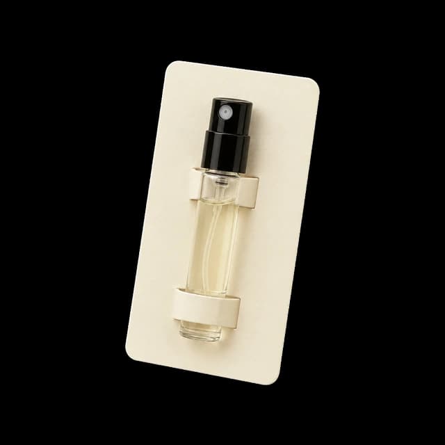 Perfume sample vial