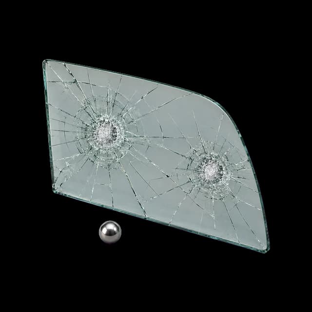 "Unbreakable" window (broken)