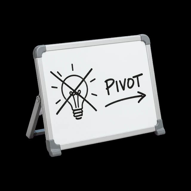 "We're pivoting"